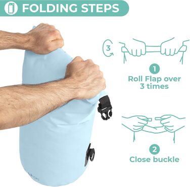 Водонепроникний сухий мішок Drybag 5/10/20/30 л для кемпінгу, пляжу, каякінгу, туризму та човна – захист речей і продуктів
