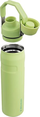 Термос-пляшка Stanley Iceflow 0.6 л для спорту, чорна (Citron), не пропускає воду, BPA-free, зручна для миття в посудомийці, тримає холод до 10 годин