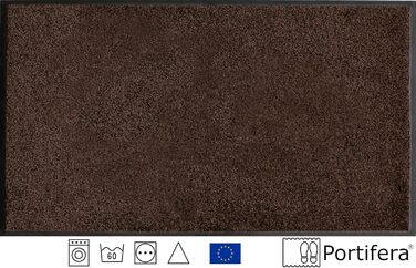 Рушник Portifera Access Duo 85x150 см, чорний/коричневий, бавовна