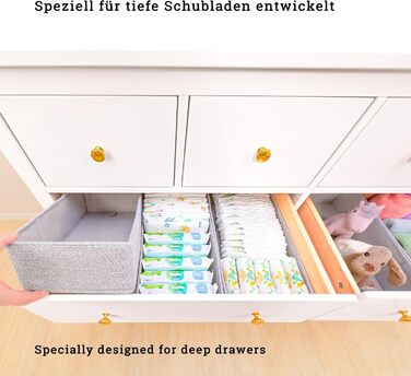 Органайзер для шухляд IKEA HEMNES, 5 шт., оригінал, система зберігання для пелюшок, дитячого одягу, білизни, міцний дно