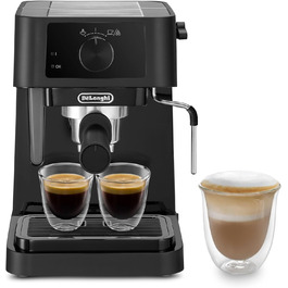 De'Longhi Stilosa EC 230.BK – традиційна еспресо-кавоварка з ручним капучинатором, для меленої кави, бак 1 л, 1100 Вт, чорна