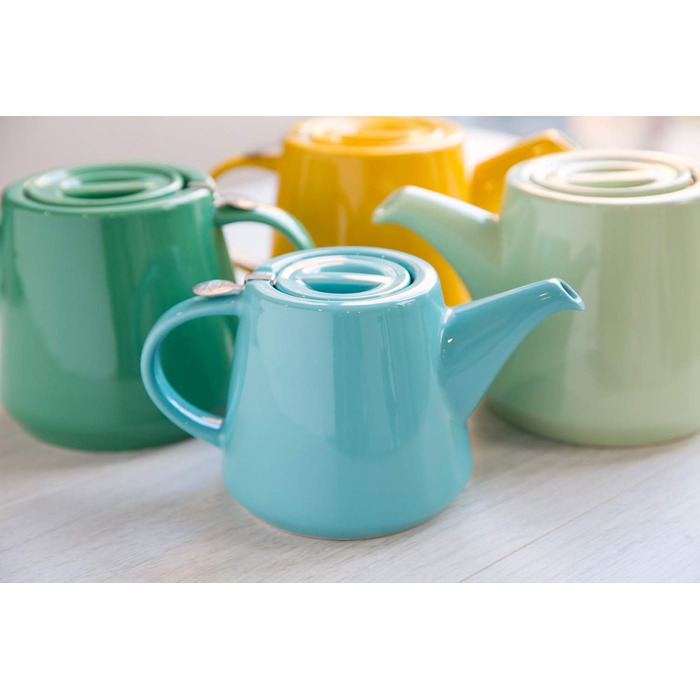 Чайник з фільтром і піддоном London Pottery, керамічний набір