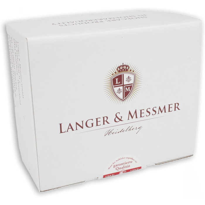 Набір щіток для взуття Langer & Messmer 4 шт. з кінського волосу для професійного догляду за взуттям із гладкої шкіри — полірувальні та кремові щітки