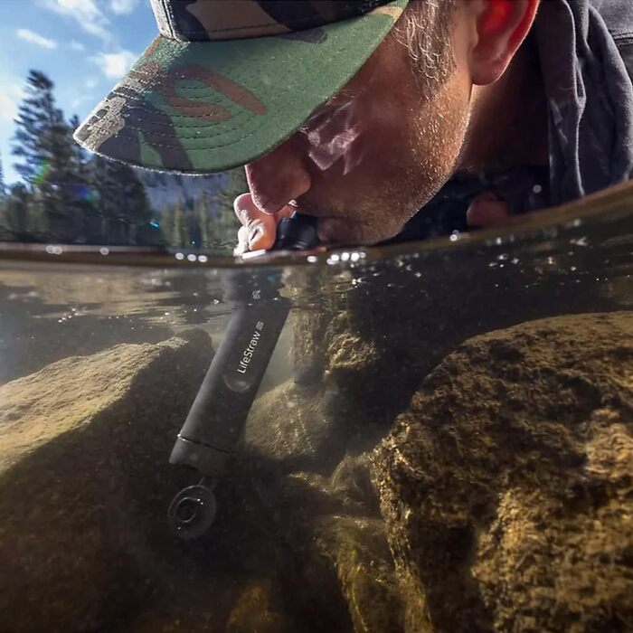 Фільтр для води LifeStraw Peak Series – персональний портативний водяний фільтр-соломинка для виживання, туризму, надзвичайних ситуацій, BPA-free