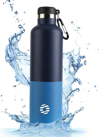 Термос-бутилка FEIJIAN FJbottle 316 з нержавіючої сталі 750/1000 мл, вакуумна, герметична, з карабіном, BPA-free для спорту, роботи та подорожей