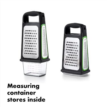 Терка квадратна OXO Good Grips з насадкою для цедри, нержавіюча сталь