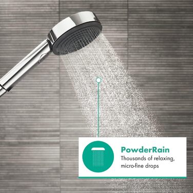 Душова лійка hansgrohe Pulsify Select S, 9 л/хв, EcoSmart, 3 режими, антикальк, хром, 105 мм