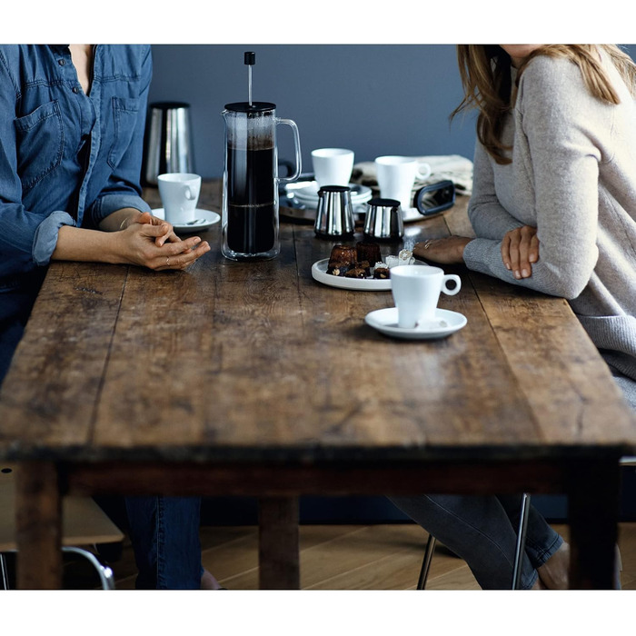 Френч-прес WMF Coffee Time 0,75 л, подвійне скло, для кави, на 6 чашок, скляний, можна мити в посудомийній машині