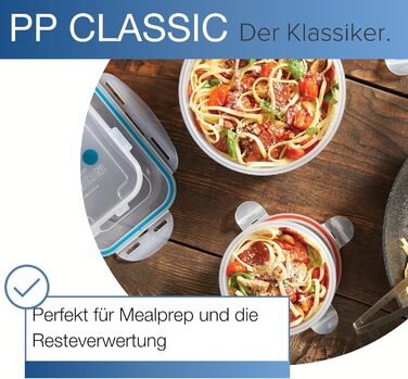 LocknLock PP CLASSIC контейнер для зберігання з кришкою та ручками, 16 л, напівпрозорий, герметичний, набір 2 шт, 361x274x212 мм, для побутових речей