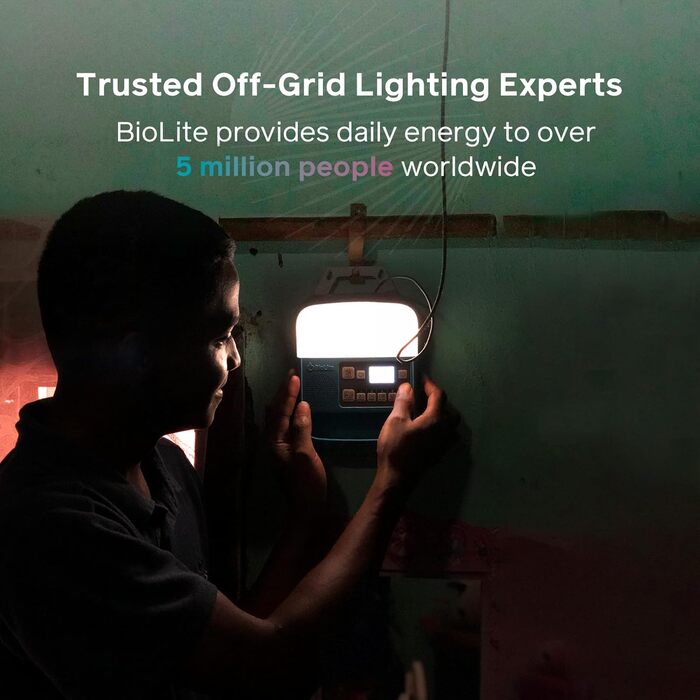Портативний ліхтар BioLite AlpenGlow 250 лм з Powerbank для туризму та кемпінгу