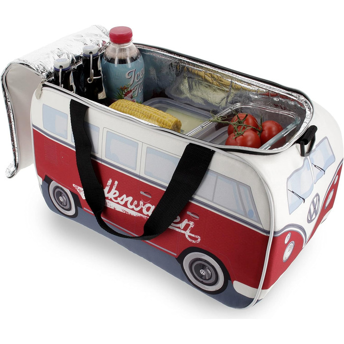 Термосумка Volkswagen Hippie Bus T1 Camper Van, 25 л, стиль ретро, для пікніка та подорожей