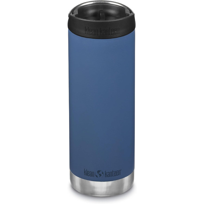 Термос-пляшка Klean Kanteen TKWide 473 мл, бірюзова, для напоїв, нержавіюча сталь