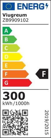 Світлодіодний прожектор Viugreum 150W, 2 шт, 15000Лм, IP66, холодне біле світло 6500K, для вулиці, гаража, чорний, кабель 80см