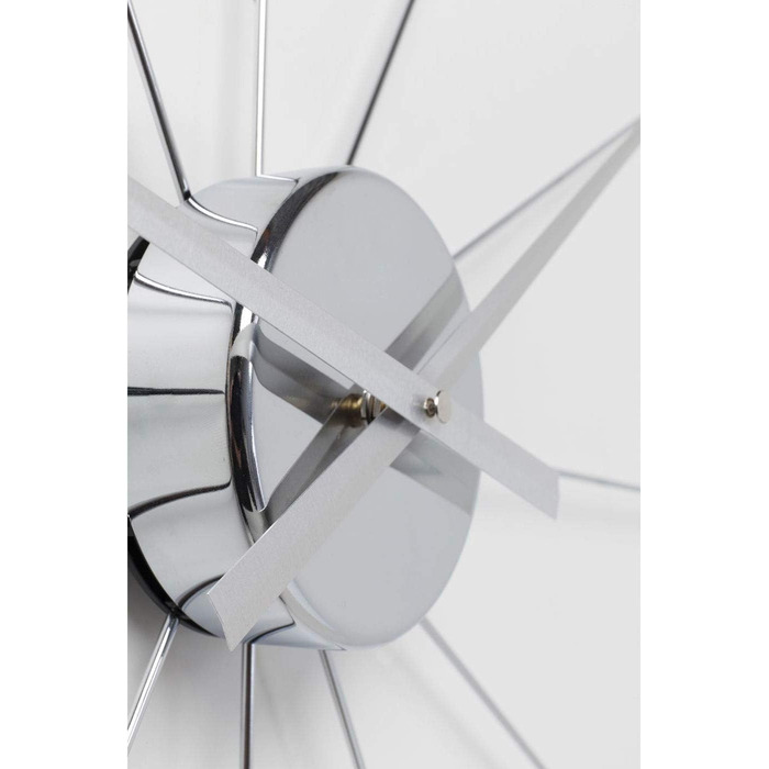 Настінний годинник Kare Design Like Umbrella 100 см, сучасний мінімалістичний, алюмінієва рама, круглий, рожеве золото, батарея не входить