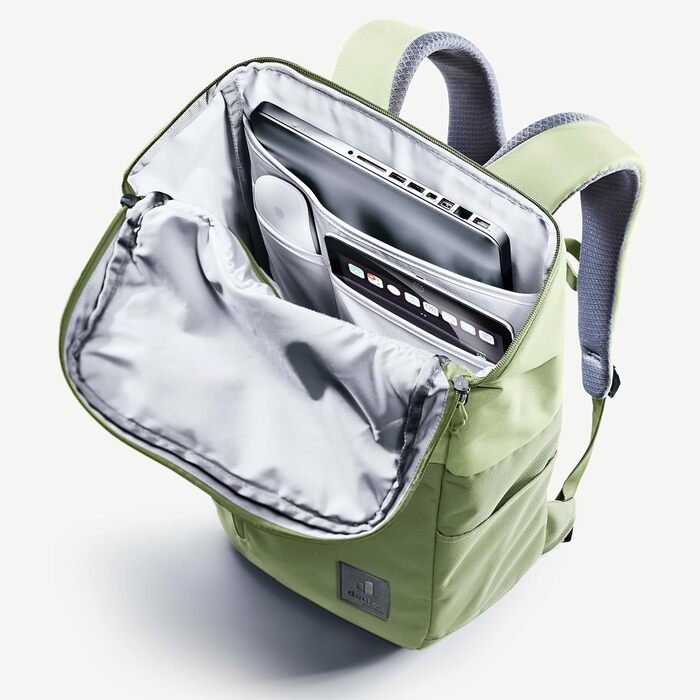 Рюкзак Deuter UP Stockholm 22 л, екологічний, міський, Grove-mineral