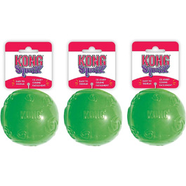Іграшка для собак KONG Squeezz Ball, середній розмір, 6,3 см, 3 шт.