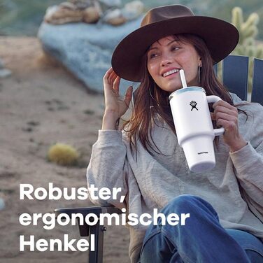 Термокружка HYDRO FLASK 946 мл з кришкою та трубочкою, нержавіюча сталь, вакуумна ізоляція, Birch
