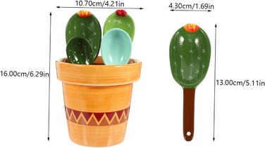 Набір мірних ложок PHENOFICE Cactus, кераміка, кольори в асортименті