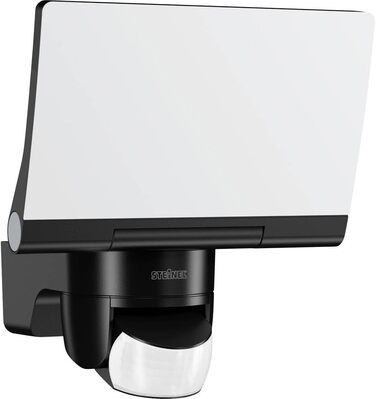 Світлодіодний прожектор Steinel XLED Home 2 S з датчиком руху, Bluetooth, 13,7 Вт, 1550 лм, 180°, 10 м, білий/чорний, поворотний