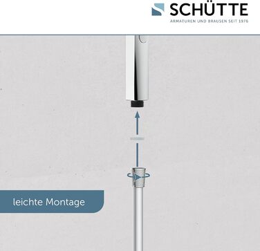 Душова лійка SCHÜTTE SAMOA RAIN з технологією м'якого струменя, 3 режими, 300 форсунок, антикальк, біла (хром)