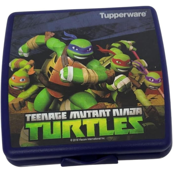 Сендвіч-бокс Tupperware бірюзовий 38001 (темно-синій/ніндзя)