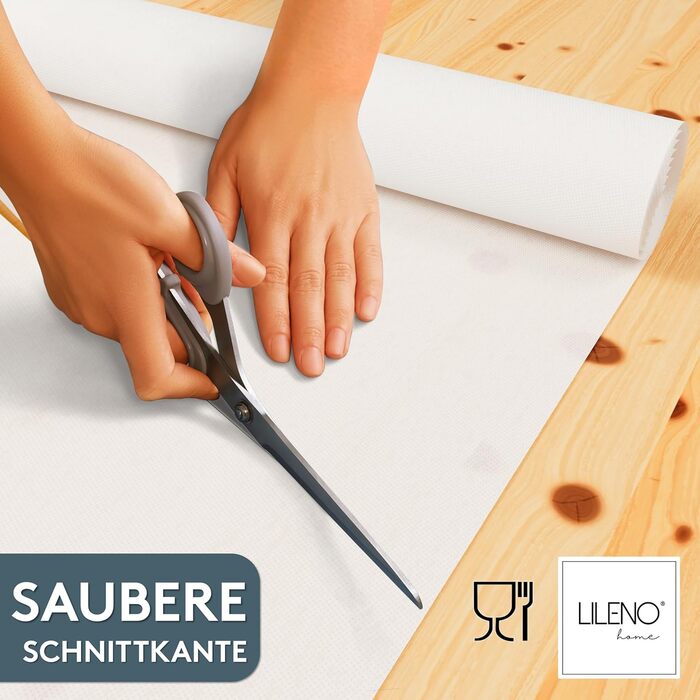 LILENO HOME Скатертинна рулонна доріжка 1,10x25 м – біла скатертина з нетканого матеріалу, схожа на тканину, мийна, одноразова, альтернатива паперовій скатертині
