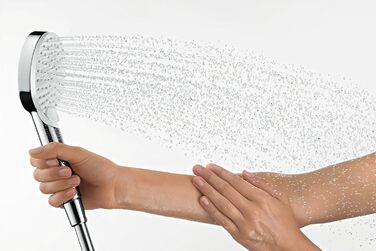 Душовий набір hansgrohe Crometta 0,65 м, водозберігаючий, білий/хром