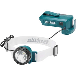 Лобовий ліхтар Makita DML800 LED, 14,4-18В, 100 люмен, без акумулятора та зарядного, з 120 см кабелем, регульований на 90°, для інструментів Makita