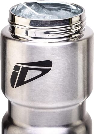 Вакуумна термобутилка Speedfil Speedflask з нержавіючої сталі для велосипедистів і спорту, з кришкою 2.0, срібляста