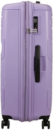 Валіза American Tourister Sunside Spinner L розширювана, 77 см, 106/118 л, чорна або лавандова, поліпропілен, на 4 колесах