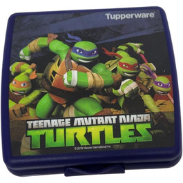 Сендвіч-бокс Tupperware бірюзовий 38001 (темно-синій/ніндзя)