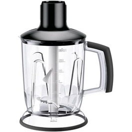 Насадка для блендера Braun MQS 601 BK, 1,25 л, EasyClick Plus, для MultiQuick 7/9, BPA-free, чорна