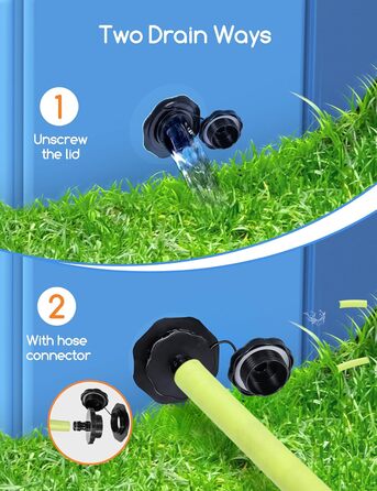 Складаний басейн для собак Meowant, велика ванна для купання з ПВХ, дитячий басейн 272x50 см, нековзкий, портативний, без насоса