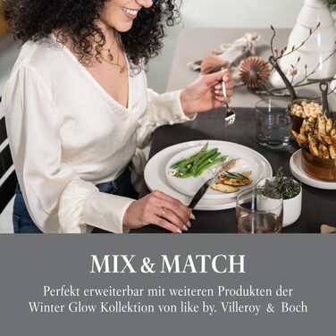 Підсвічник U-подібний Winter Glow 23,5x8,5x20,5 см like. by Villeroy & Boch, кераміка, новорічний декор