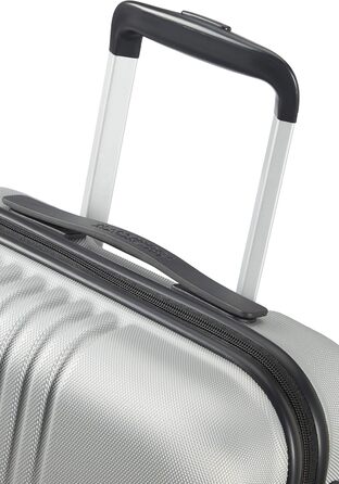 Валіза American Tourister Tracklite Spinner розсувна, 120 л, срібляста, велика, 4 колеса