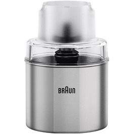 Насадка Braun MQS 270 SI для кави та спецій, EasyClick Plus, для блендерів Braun MultiQuick 7/9, срібляста