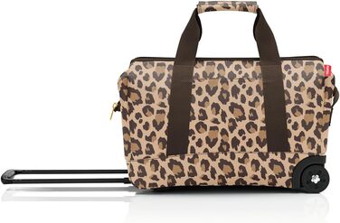 Дорожня сумка на колесах Reisenthel Allrounder Trolley Leo Macchiato, телескопічна ручка, для подорожей, роботи, відпочинку