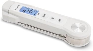 Цифровий термометр для м'яса TROTEC BP5F, інфрачервоний, діапазон -40°C до +280°C, IP65, таймер, максимальне значення, індикатор заряду, для кухні