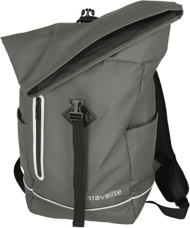 Водонепроникний рюкзак Travelite Rolltop для велосипеда та відпочинку, з відбивачами, 19 л, 48 см