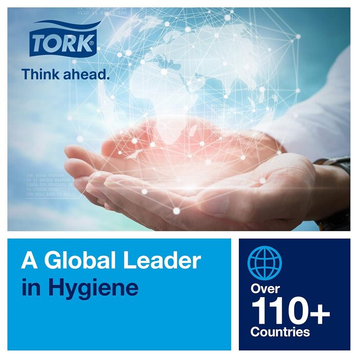 Tork Matic Диспенсер для паперових рушників у рулонах, білий, індикатор наповнення, серія Elevation, H1, 551000
