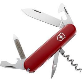 Victorinox Sportsman – швейцарський армійський ніж-мультитул з 13 функціями: велике лезо, відкривачка для консервів, викрутка 3 мм