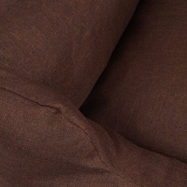 Ліжко для собак Knuffelwuff Lotte з велюру, знімний чохол, пране, XXL 120x85 см, для великих, середніх і малих собак, коричневе