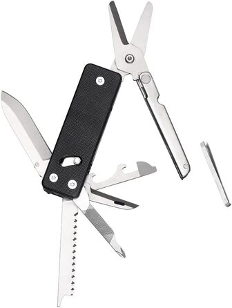 Мультитул ROXON KS2E Elite з великими ножицями, 13 функцій, G10 руків'я, кишенькова кліпса для кемпінгу та екстрених ситуацій