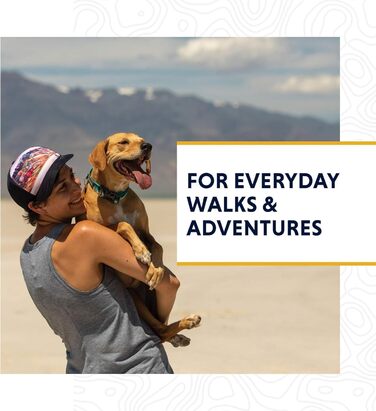RUFFWEAR Crag нашийник для собак, світловідбивний, зручний, для щоденного використання, зелений, 51–66 см