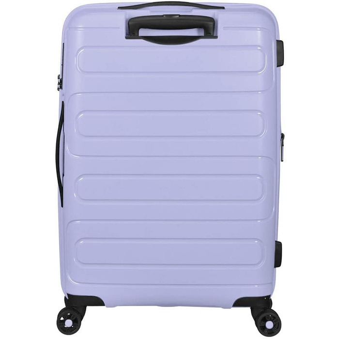 Валіза American Tourister Sunside Spinner, 55 см, 35 л, чорна, розширювана, пластикова, на 4 колесах
