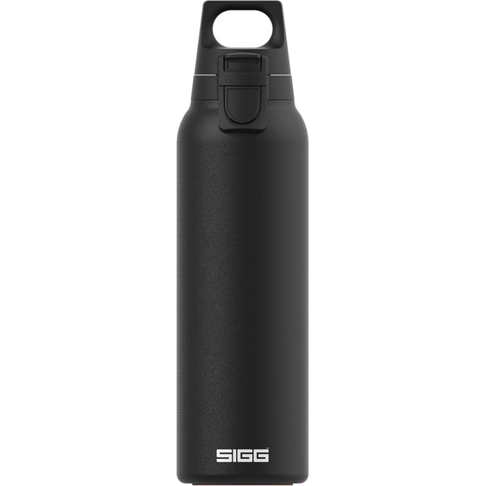 Термос пляшка SIGG Hot & Cold One 0,55 л з ситечком, нержавіюча сталь, чорна, ізольована, герметична, BPA-free, для чаю та напоїв