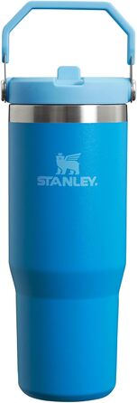Термос-кружка Stanley Flip Straw 0.89 л з трубочкою, термос для води, спортивна пляшка BPA Free, 12+ годин холод, підходить для посудомийки (Azure)