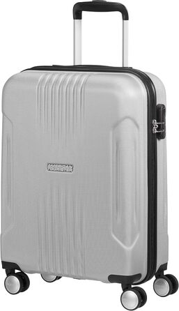 Валіза American Tourister Tracklite Spinner розсувна, 120 л, срібляста, велика, 4 колеса