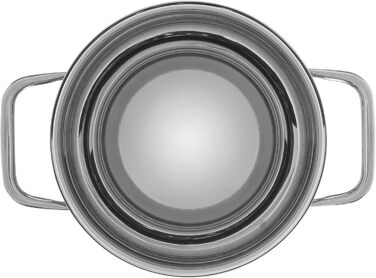 Миска для водяної бані WMF Compact Cuisine 16,5 см, сталева, полірування, для збивання, підходить для посудомийної машини, штабельована