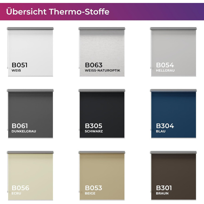 Рулонна штора XL на замовлення Thermo Blackout для вікон і дверей, кріплення на стіну або стелю